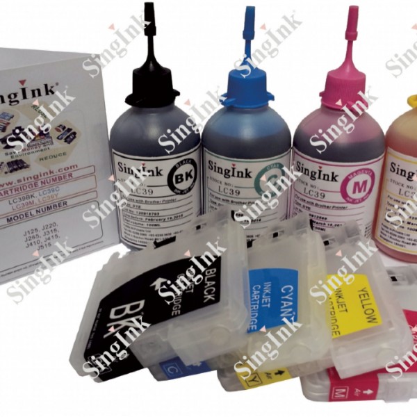For Brother LC38/39 Dye Ink 4 Color Kit Set | Singink