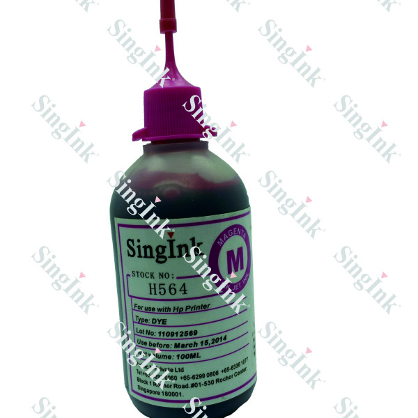 For HP H564 Magenta Dye Ink 100ML - Singink