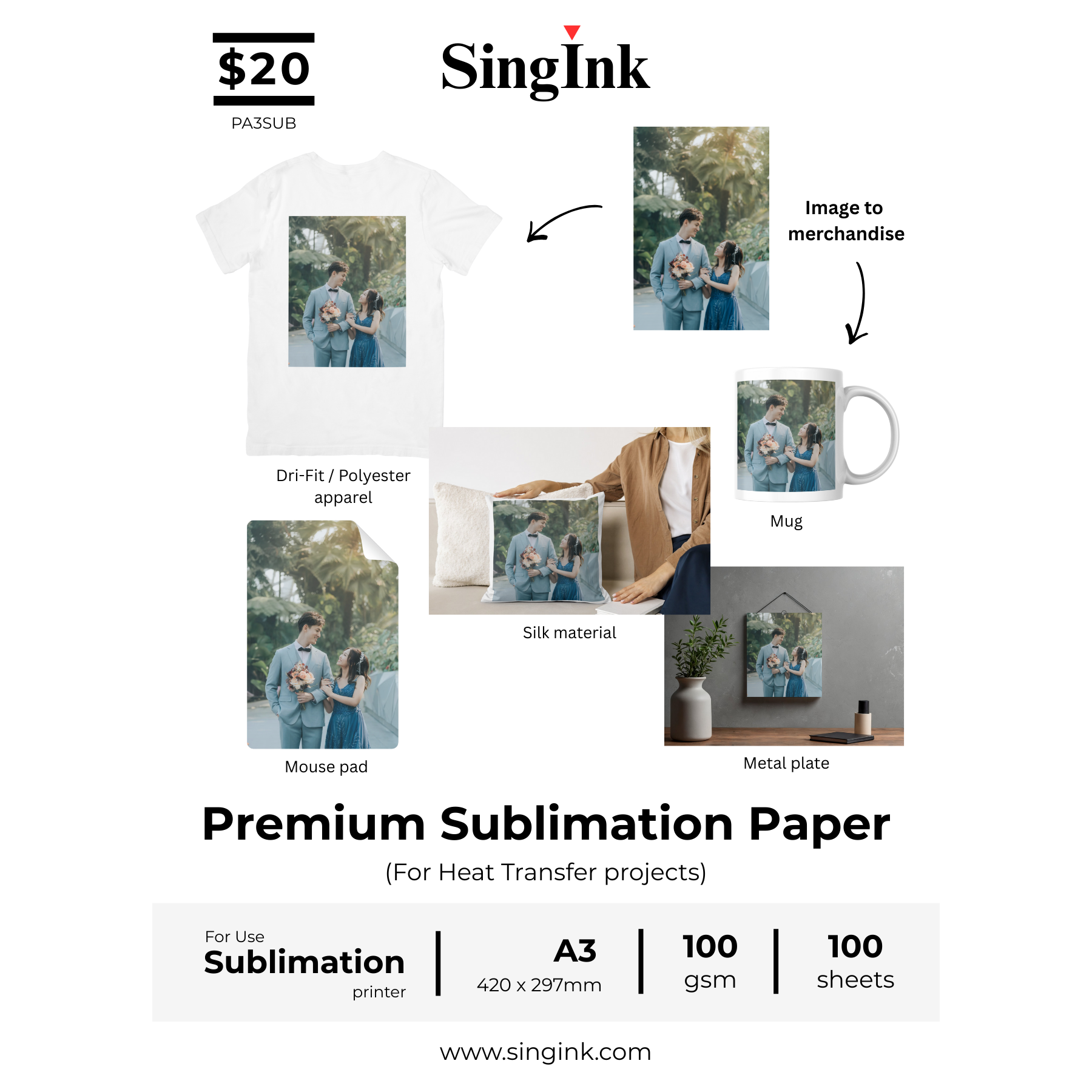 Sublimation Heat Transfer Paper - Image 2