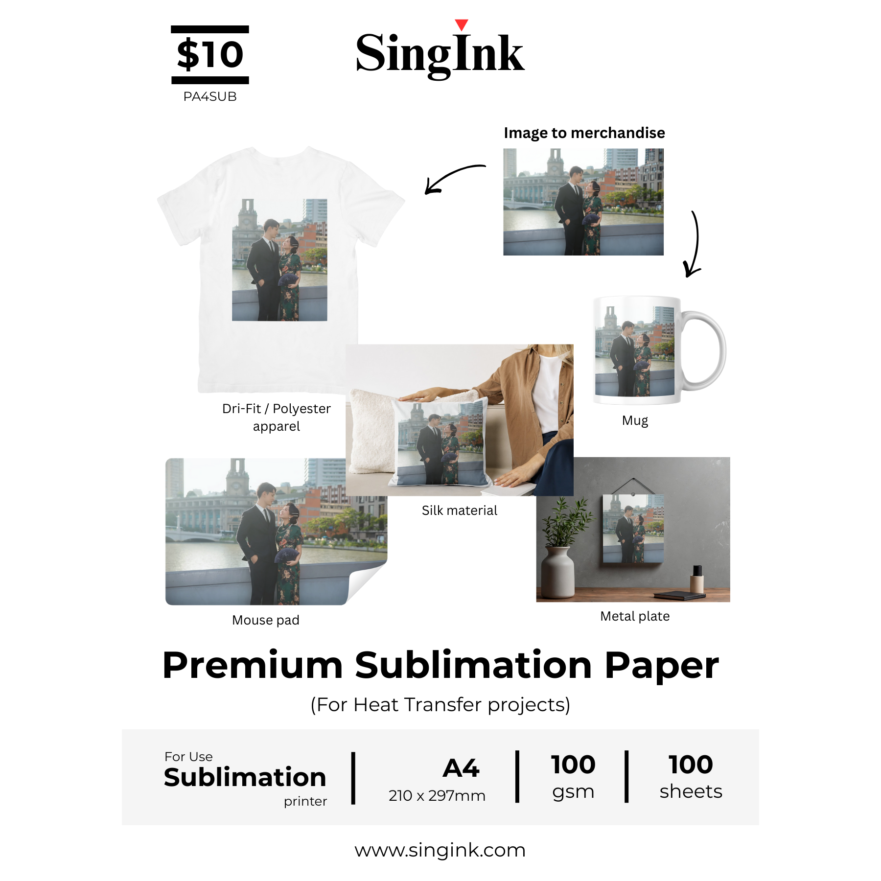Sublimation Heat Transfer Paper