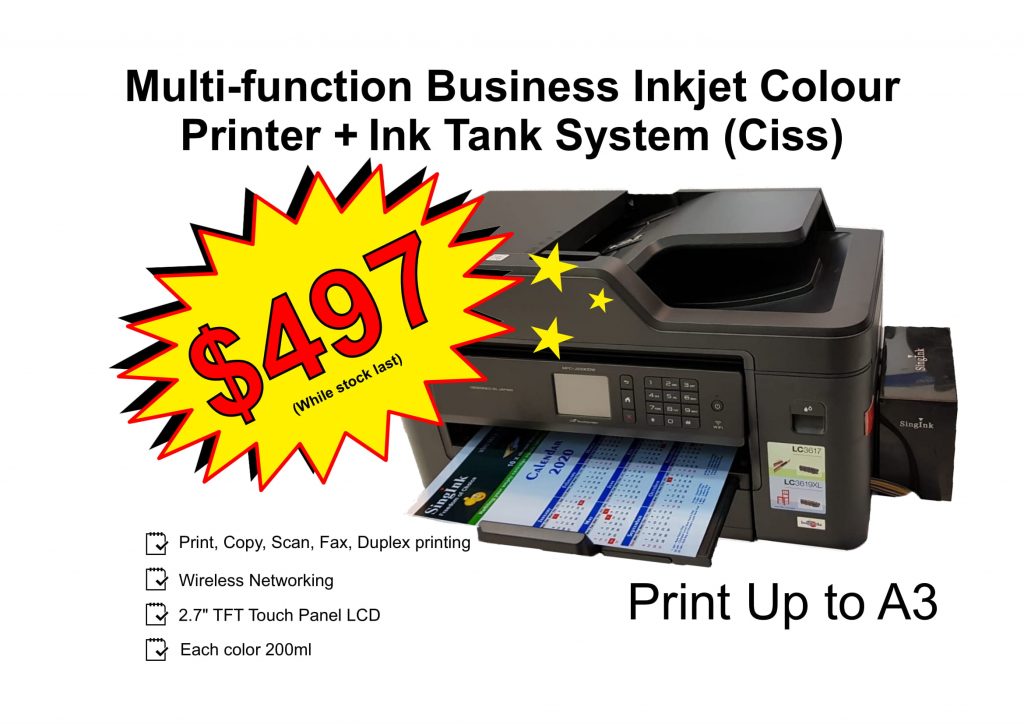 Brother MFCJ2330DW Printer Offer1 Singink