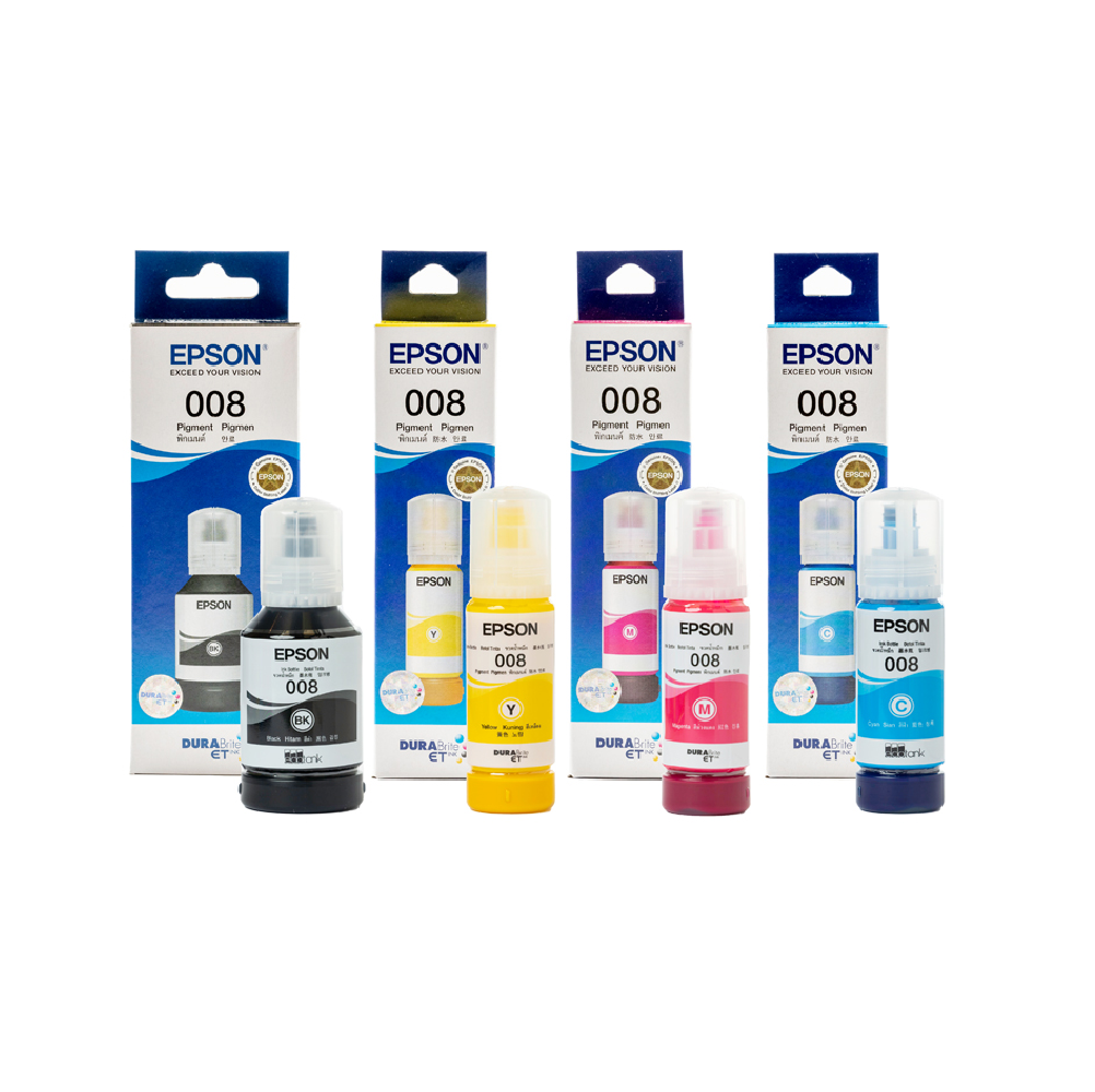 Epson 008 Pigment Ink BK CMY